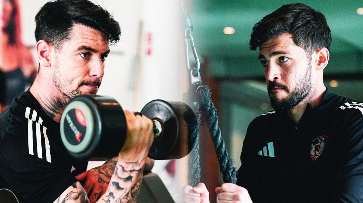 Gaziantep FK Burak Y�lmaz kamp �al��malar� foto�raflar� resimleri