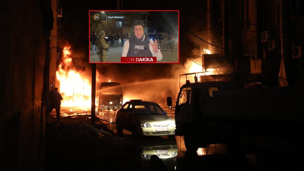 Halep'te terör örgütüne darbe... 24 TV operasyonu sahadan aktarıyor