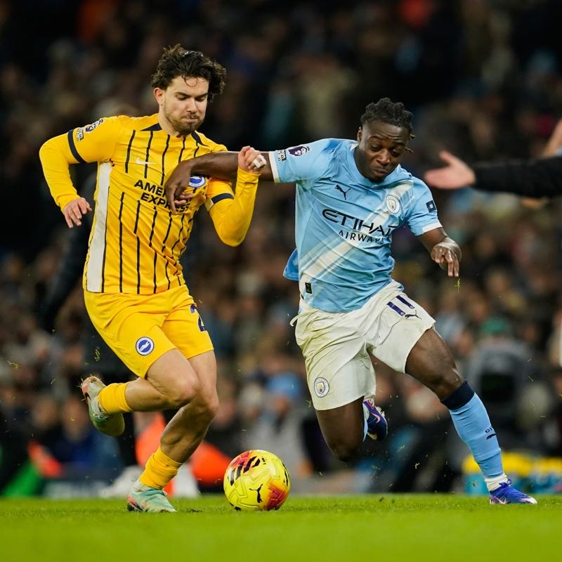 Manchester City'ye evinde Brighton �elmesi