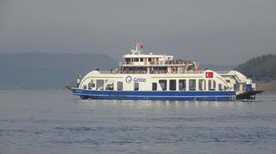 G�k�eada ve Bozcaada feribot seferlerine olumsuz hava engeli