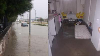 Manisa'y� sa�anak ya��� vurdu! Evleri su bast�