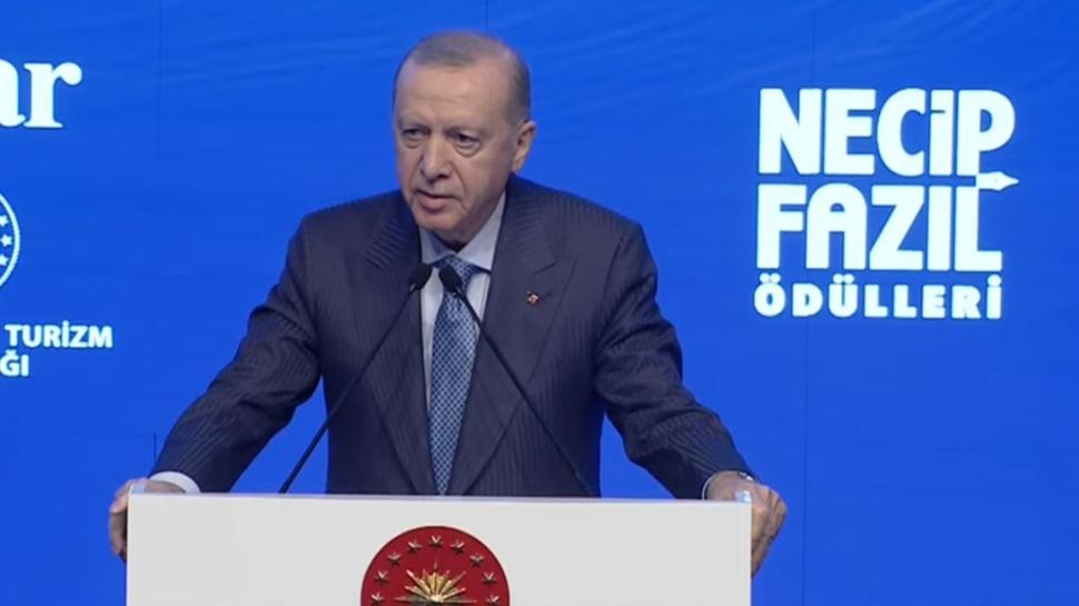 12. Necip Fazıl Ödülleri! Başkan Erdoğan'dan önemli açıklamalar
