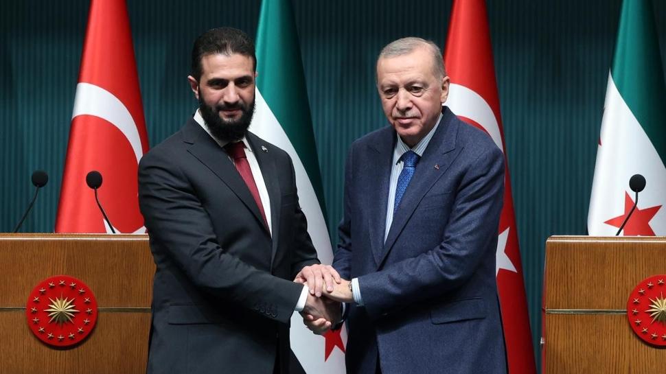 Başkan Erdoğan, Ahmed Şara ile görüştü