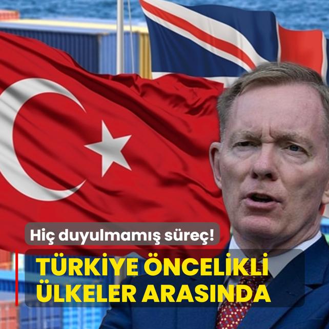 Hi� duyulmam�� s�re�! Bakan Bryant: T�rkiye �ncelikli �lkeler aras�nda