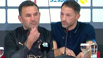 Ortak bas�n toplant�s�! �ki teknik adam konu�tu