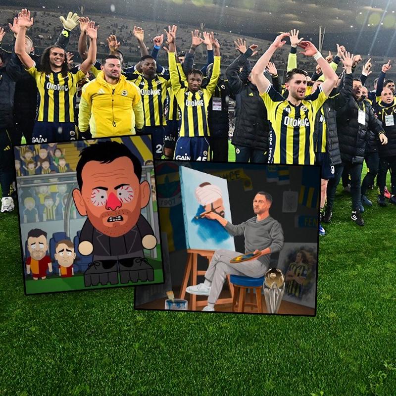 Fenerbah�e'den payla��m! Okan Buruk g�ndermesi