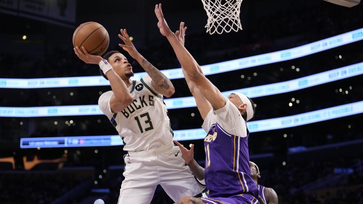 Milwaukee Bucks Los Angeles Lakers nba foto�raflar� resimleri
