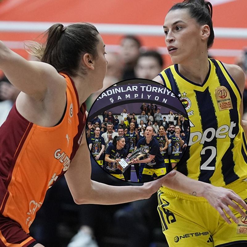 Fenerbah�e'den bir kupa daha! Bu kez basketbolda �ampiyon