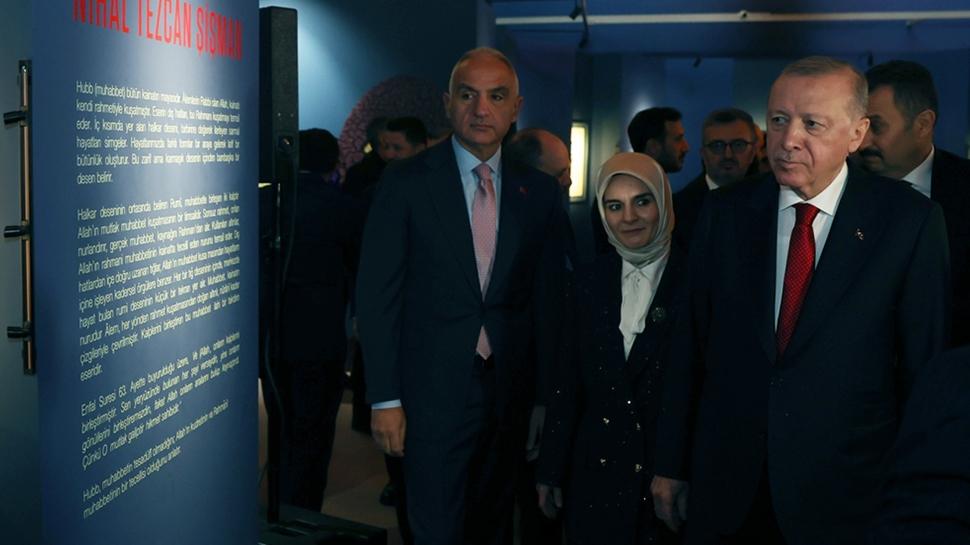 Hane İslam Eserleri Sergisi açıldı... Başkan Erdoğan'dan İstanbullulara davet