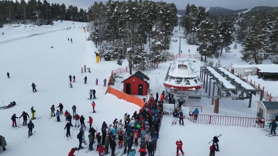 Sarıkamış'ta kayak sezonu açıldı!