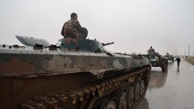 Suriye Ordusu Halep'in do�usuna askeri sevkiyat�n� art�rd�