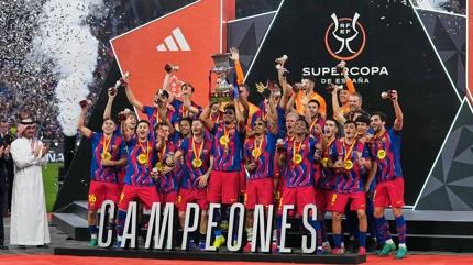 Suudi Arabistan'da gol d�ellosu! S�per Kupa Barcelona'n�n