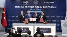 Mesleki e�itim-istihdam zinciri g��leniyor! Protokol imzaland�