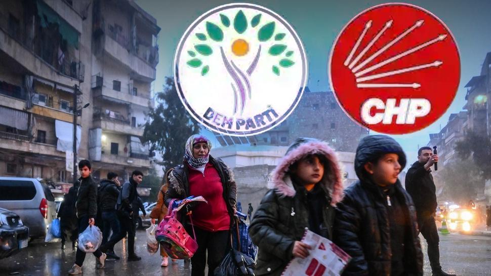 DEM ve CHP'den Suriye yalan�! 'Katliam var' iddialar� ��kt�