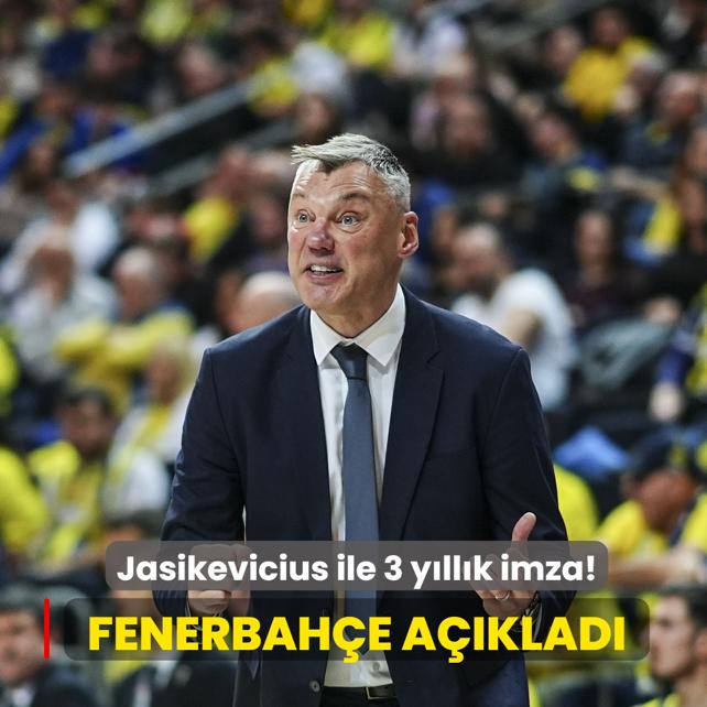 Fenerbah�e'den resmi a��klama! Sarunas Jasikevicius ile 3 y�ll�k imza