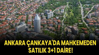 Ankara Çankaya'da mahkemeden satılık 3+1 daire!