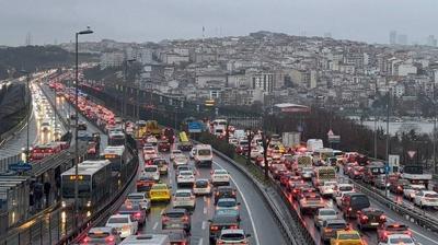 �stanbul'da trafik yo�unlu�u