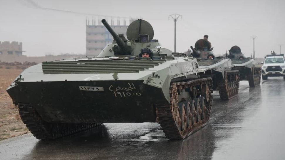 Takviye birlikler cepheye gidiyor! Suriye ordusu harekete geçti