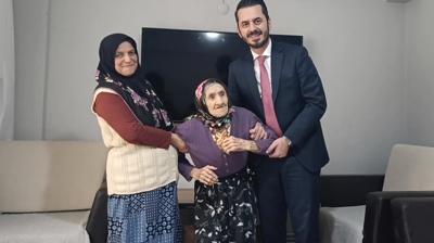 As�rl�k ��nar�n iste�i g�zleri doldurdu! 121 ya��ndaki Saadet Nine'nin Ba�kan Erdo�an sevgisi kar��l�ks�z kalmad�