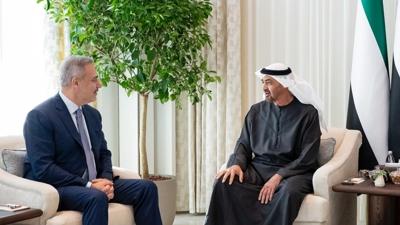 Bakan Fidan, BAE Devlet Ba�kan� el-Nahyan ile g�r��t�