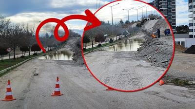 Yol de�il patates tarlas�! CHP belediyecili�i yine s�n�fta kald�