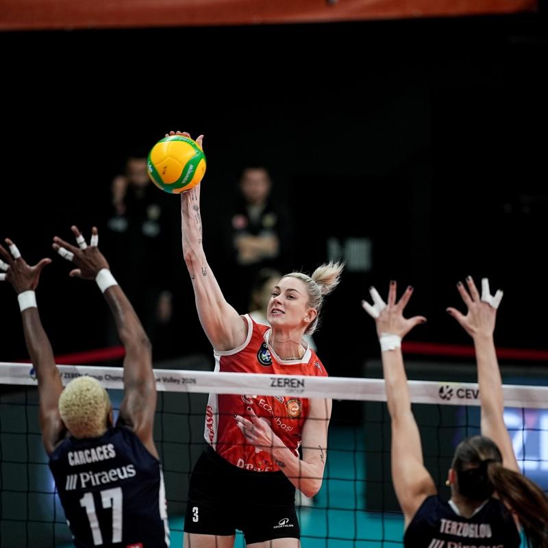 Eczac�ba�� Dynavit'ten Olympiakos kar��s�nda net galibiyet