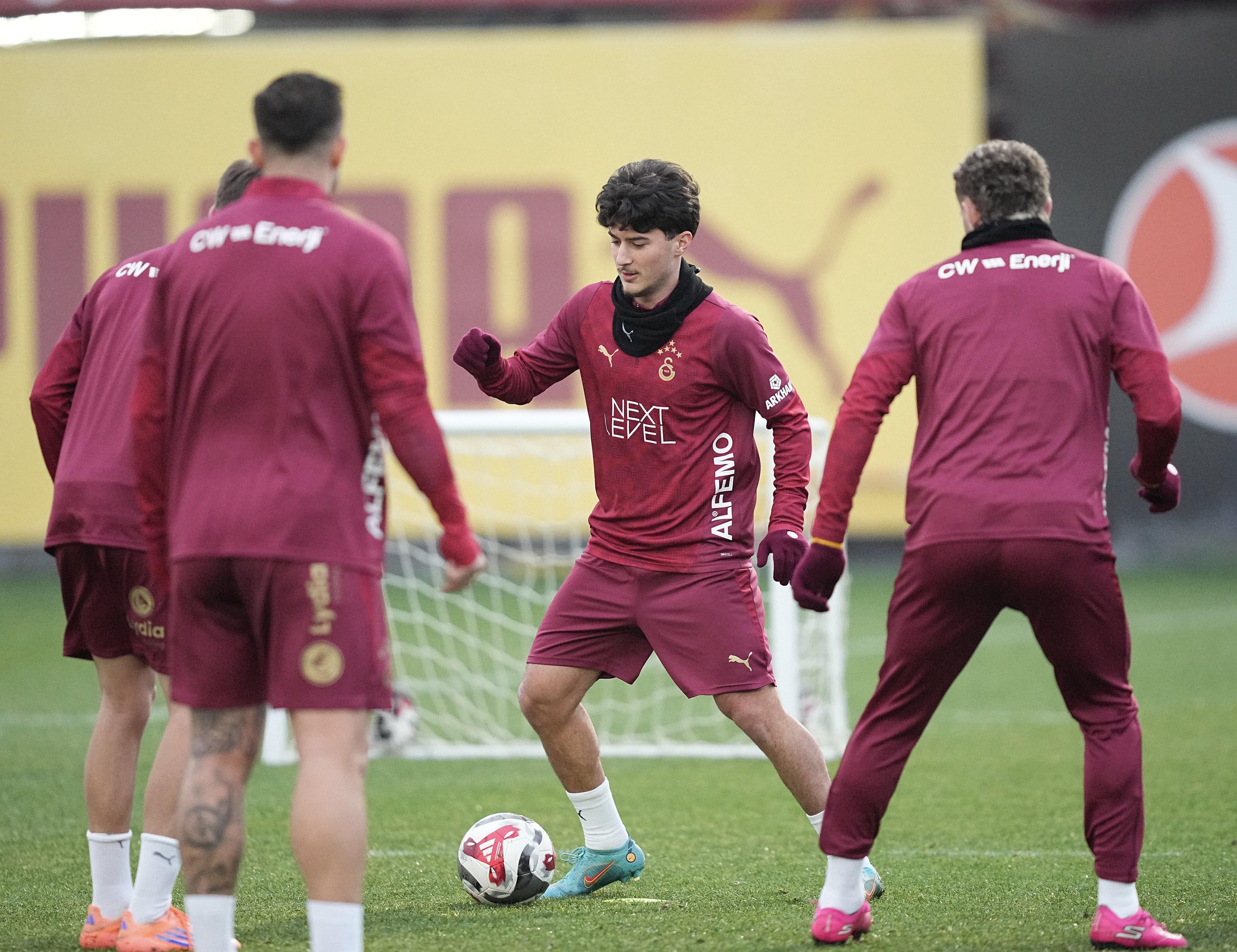 Galatasaray'da Gaziantep FK ma��n�n �al��malar� ba�lad�