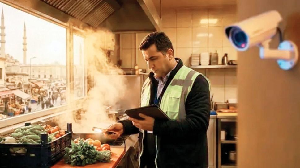 G�da i�letmesine kamera �art�