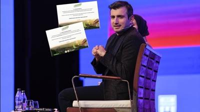 Sel�uk Bayraktar'dan Ye�il Vatan'a destek: Birer fidan da bizden