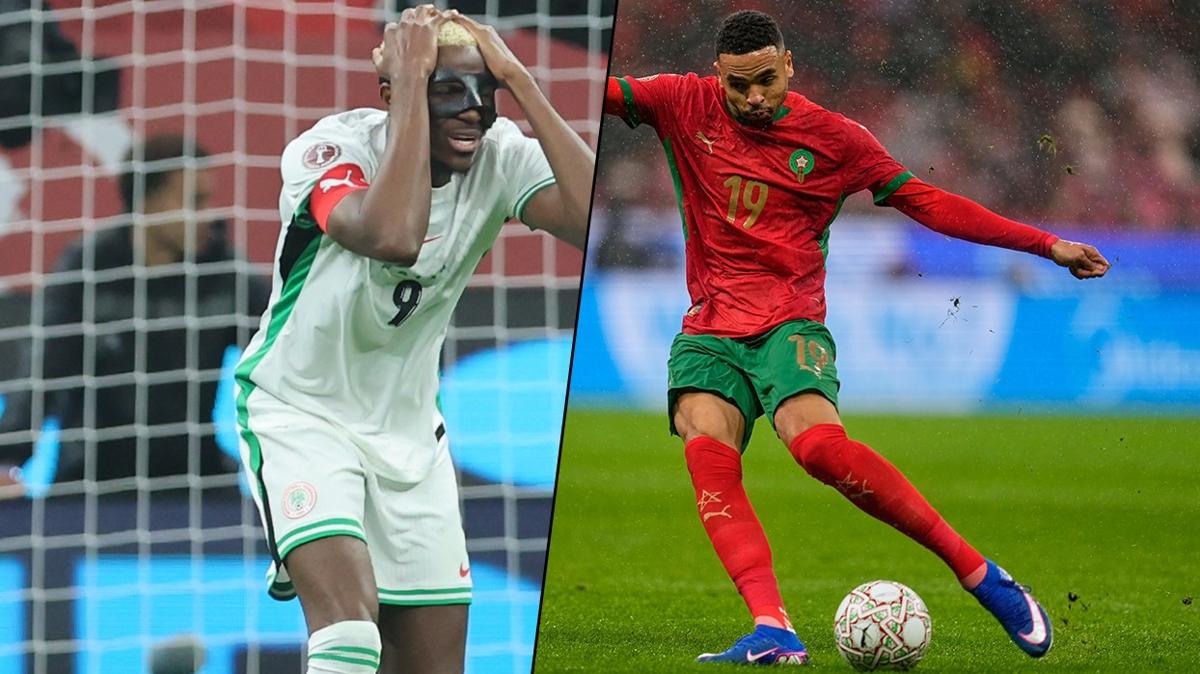 youssef en nesyri victor osimhen fas nijerya foto�raflar� resimleri