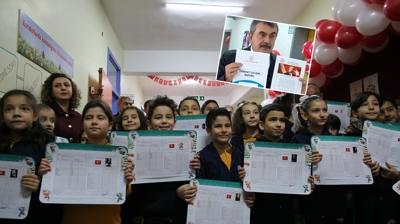 Atat�rk karnelerden kald�r�ld� m�? Bakan Tekin noktay� koydu