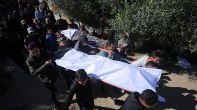 Soyk�r�mc� �srail ate�kesten bu yana Gazze'de 463 ki�iyi �ehit etti