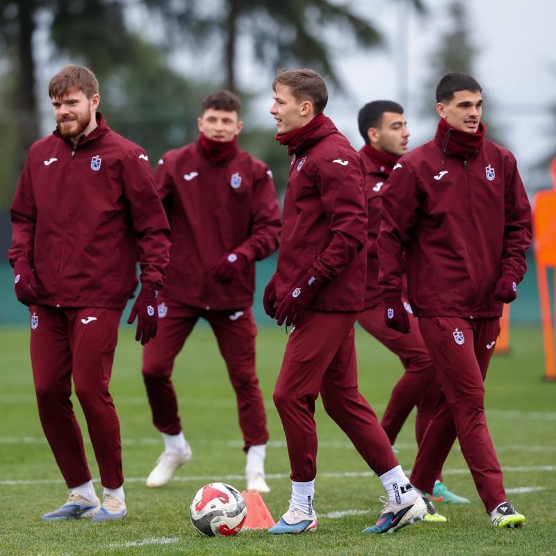 Trabzonspor'da Kocaelispor ma�� haz�rl�klar� ara vermeden devam etti