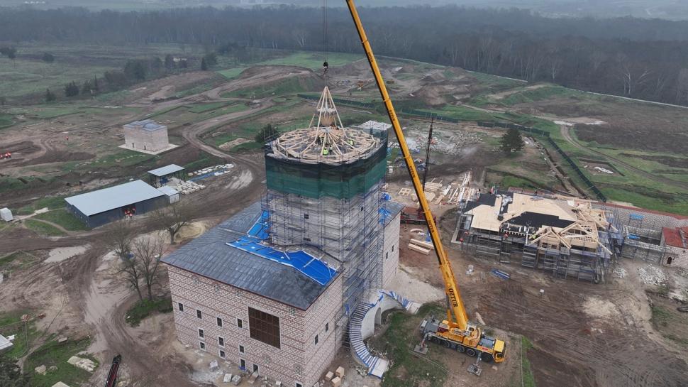 T�rkiye'nin en b�y�k tarihi eser ihya projesi Edirne Saray�'nda yol yar�land�