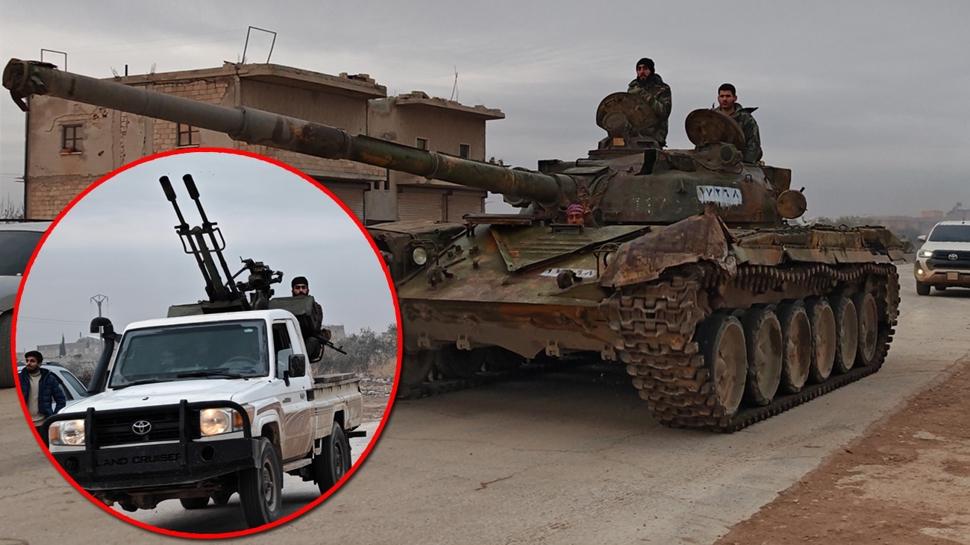 YPG'li ter�ristler ka��yor! Suriye ordusu b�lgede kontrol� sa�lad�