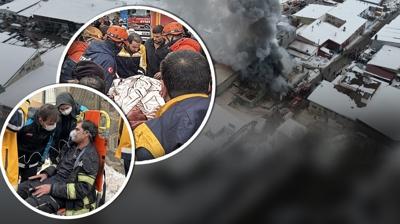 Sanayi sitesinde b�y�k yang�n! �l� ve yaral�lar 