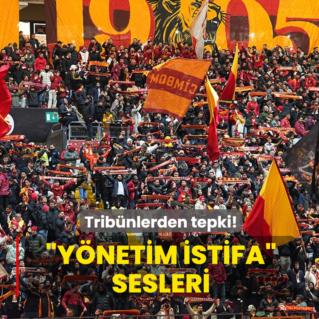Trib�nlerden tepki! Galatasaray'da �Y�netim istifa� sesleri