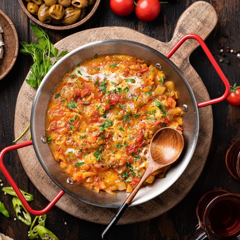 Yumurtay� fazla ��rpmay�n: Sulu menemen tarifi, kahvalt�ya haz�r