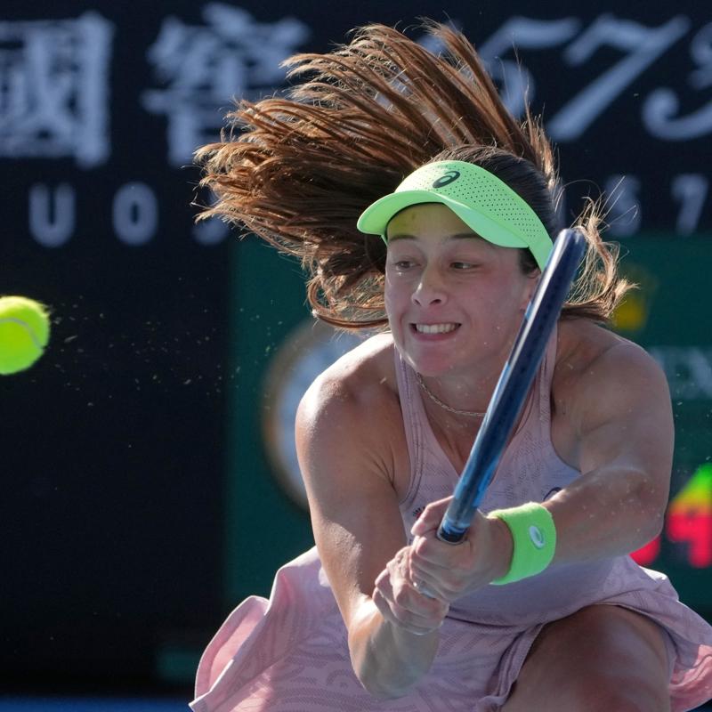 Avustralya A��k'ta Zeynep S�nmez, 2. tura y�kseldi