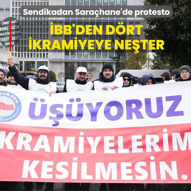 Sendikadan �BB'ye protesto! �al��anlar�n ikramiyesi kesildi
