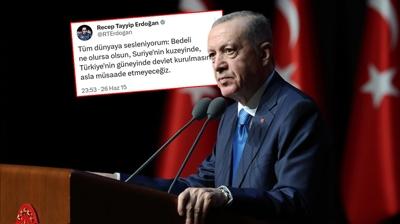 K�resel liderlik �rne�i... Ba�kan Erdo�an'�n tarihi uyar�s� yeniden g�ndemde