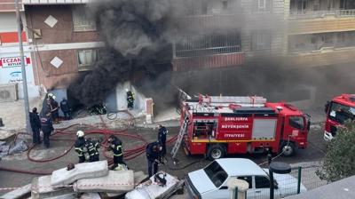 �anl�urfa'da yatak deposunda yang�n