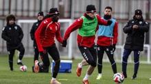 Samsunspor'da Kocaelispor mesaisi ba�lad�