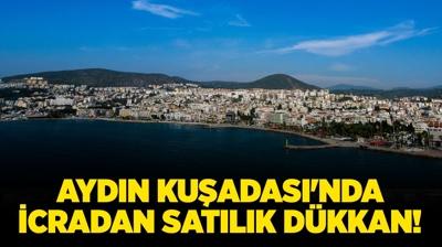 Ayd�n Ku�adas�'nda icradan sat�l�k d�kkan!