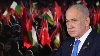 'Gazze Kasab�' Netanyahu'da T�rkiye pani�i! ABD'nin kap�s�na ko�tu