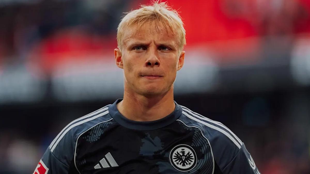 Be�ikta�  Oscar Hojlund  transfer talks foto�raflar� resimleri