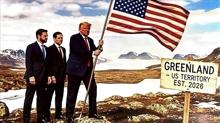 Trump'tan tepki �eken Gr�nland g�rseli: 2026'da ABD topra��