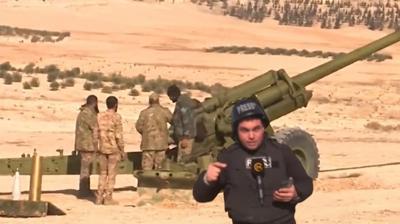 Sadece 24 TV g�r�nt�ledi... Ate�kesi ihlal eden YPG'ye misilleme