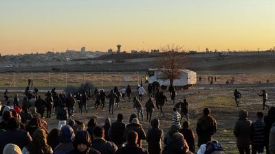 S�n�r hatt�nda provokasyona ge�it yok: Nusaybin'de izinsiz g�sterilere 5 g�zalt�