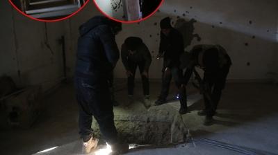 �st� stadyum alt� zindan! Ter�r �rg�t� YPG'nin ard�ndan ilk kez g�r�nt�lendi